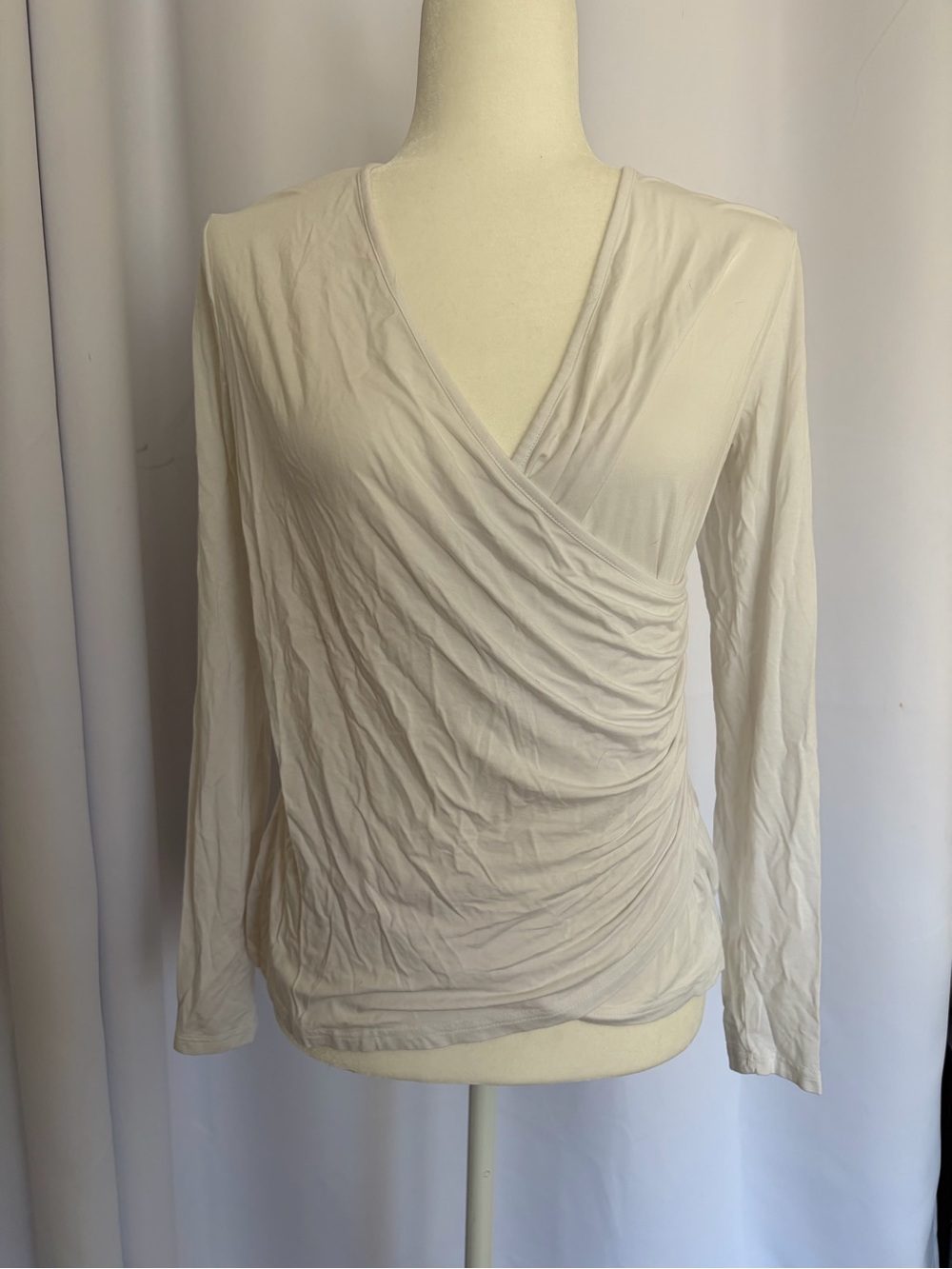Women's Long-Sleeve Wrap Top
